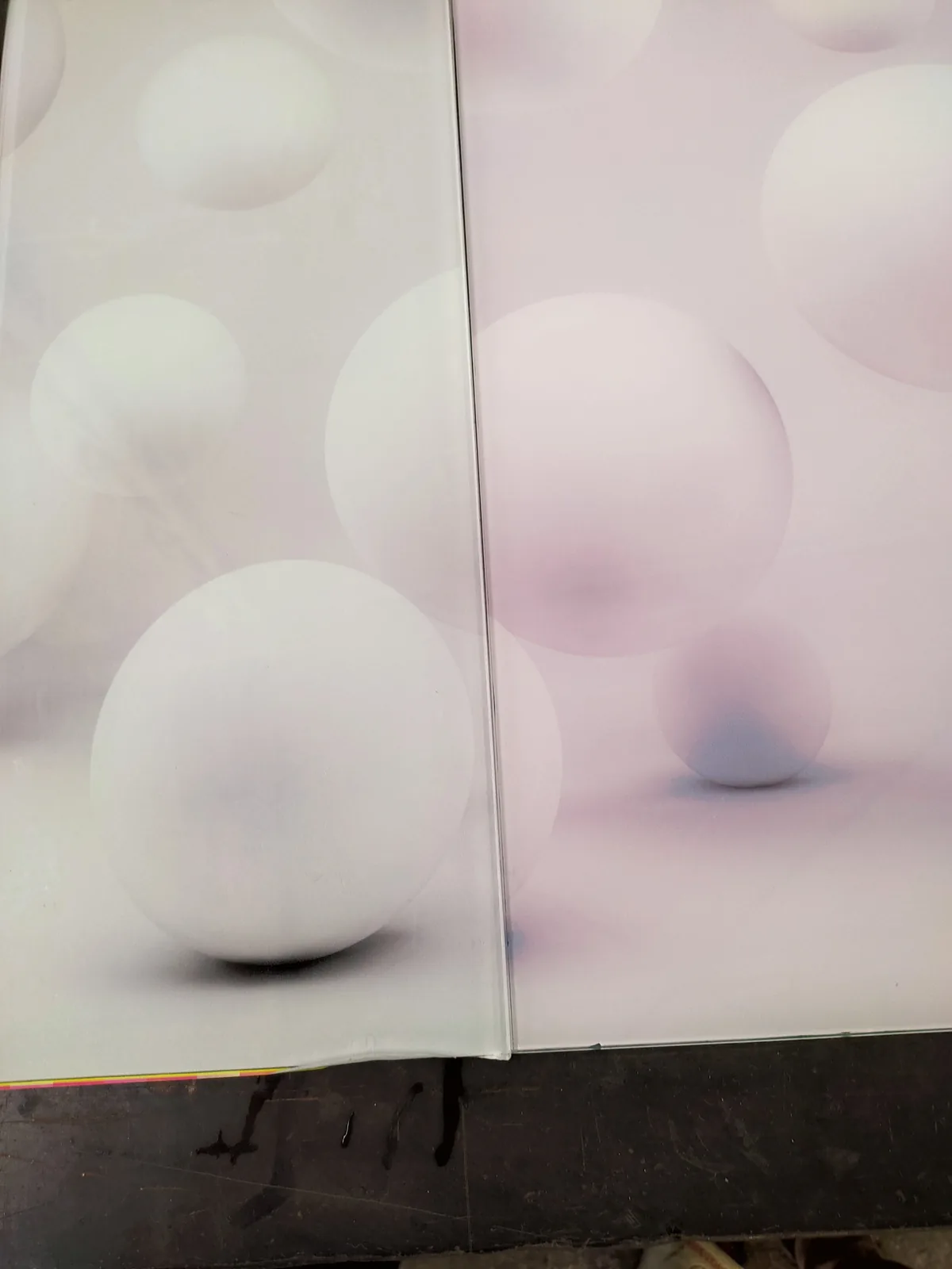 3D Küre Desenli Cam Panel: fotoğraf 2